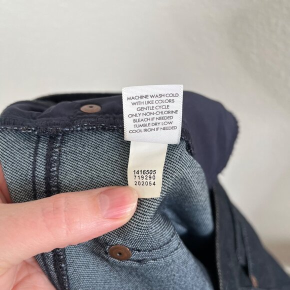 J.Jill Womens size 4 Dark Wash Stretch Denim Mid Rise Skinny Jeans - Picture 9 of 12